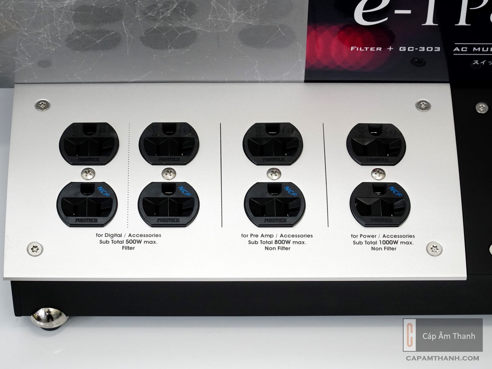 Lọc điện Furutech e-TP80 S NCF: Nhiều nâng cấp đáng giá